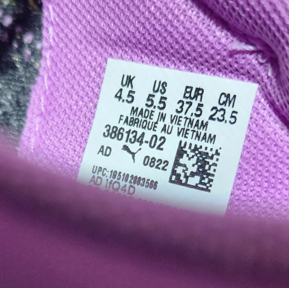 PUMA EUC JUNIOR SZ 5.5 RIDER SMILEWORLD SNEAKERS SHOES - Picture 4 of 9